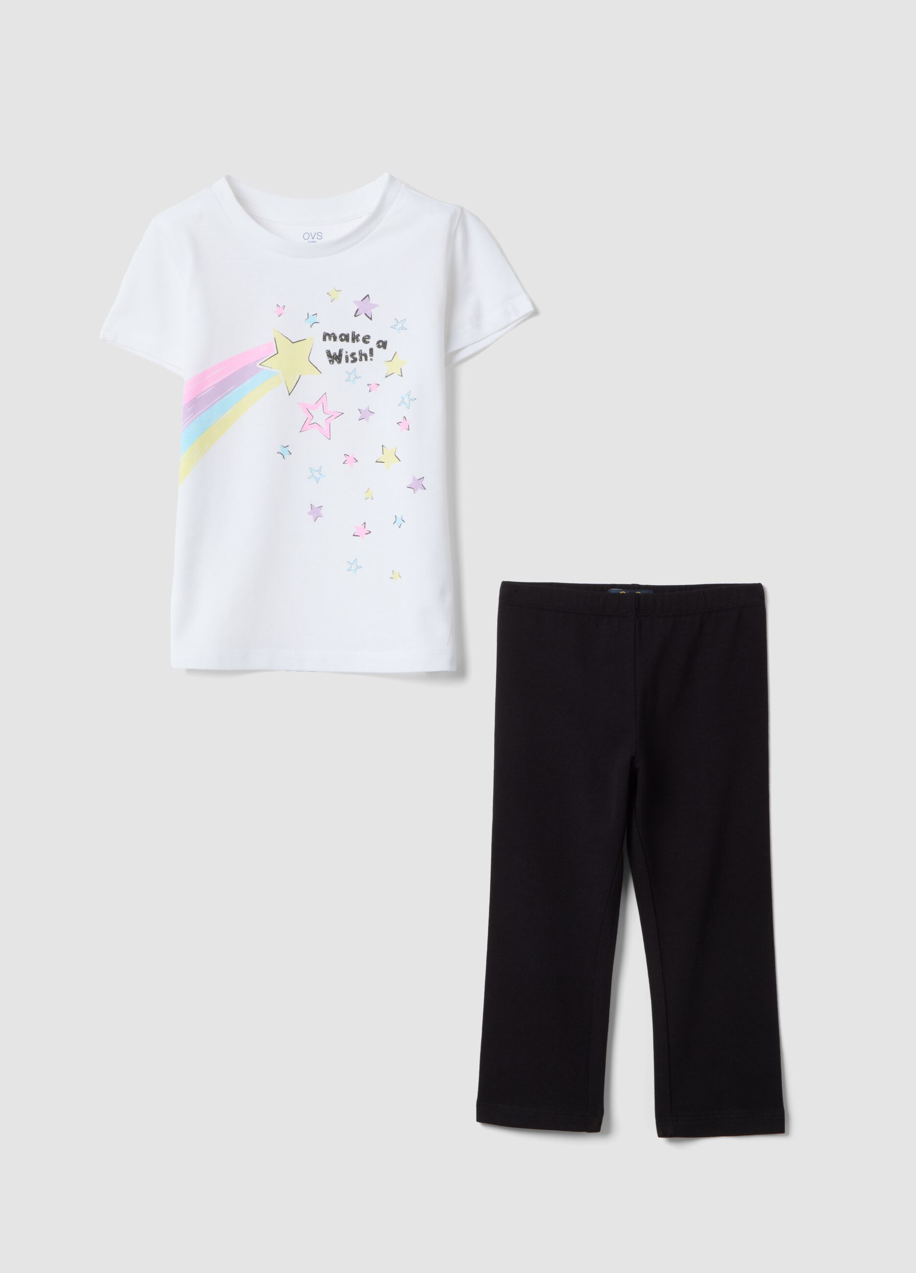 Girls' multicolour pure cotton regular fit set