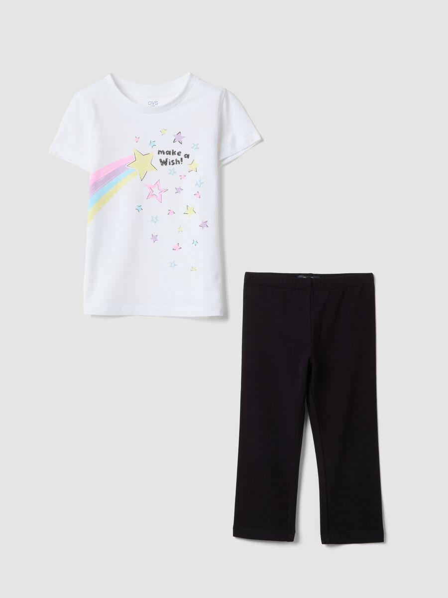 Girls' multicolour pure cotton regular fit set_0