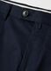 Blue Stretch Cotton Regular Fit Trousers_5