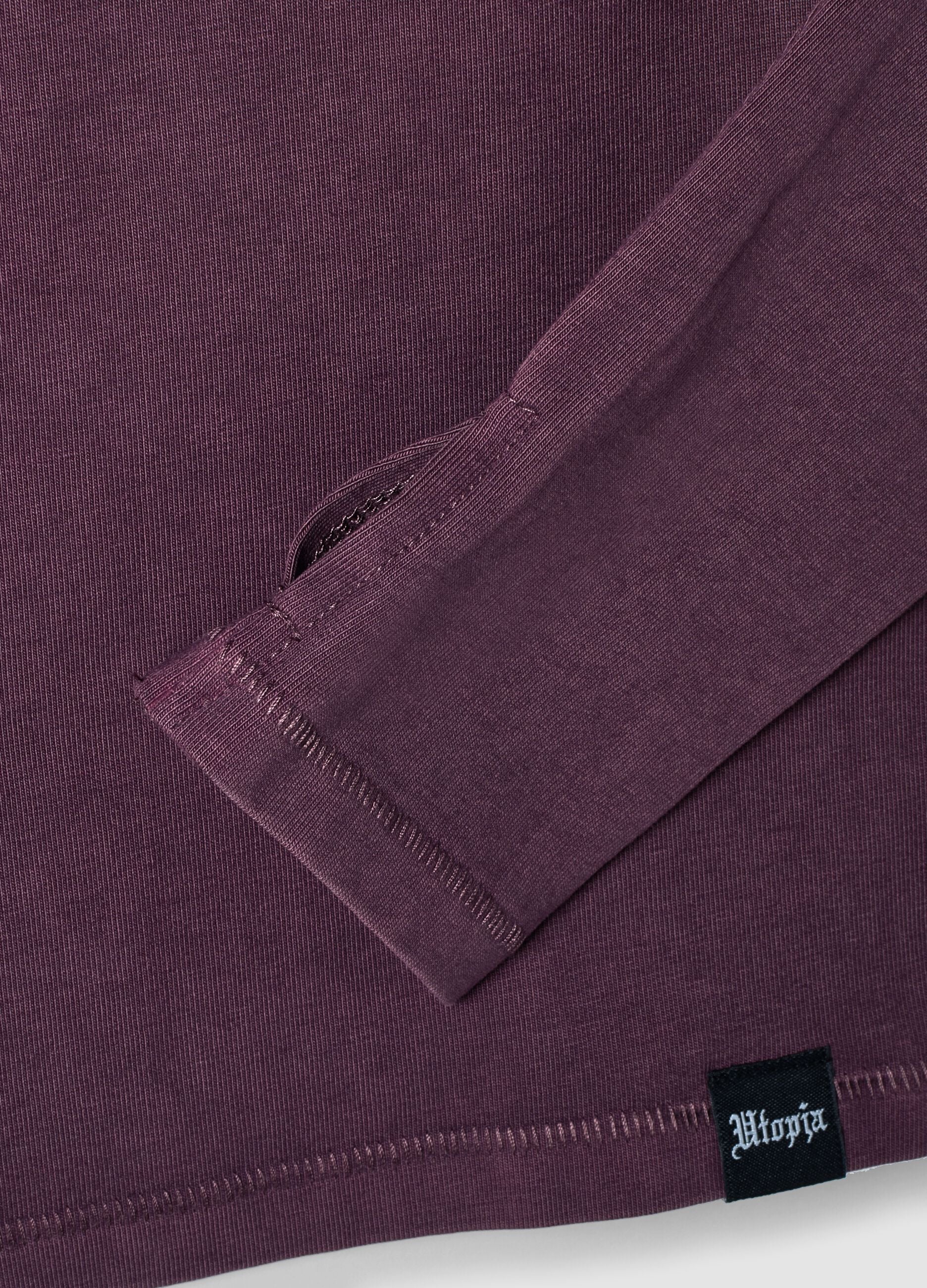 Perfect Longsleeve in Washed Burgundy