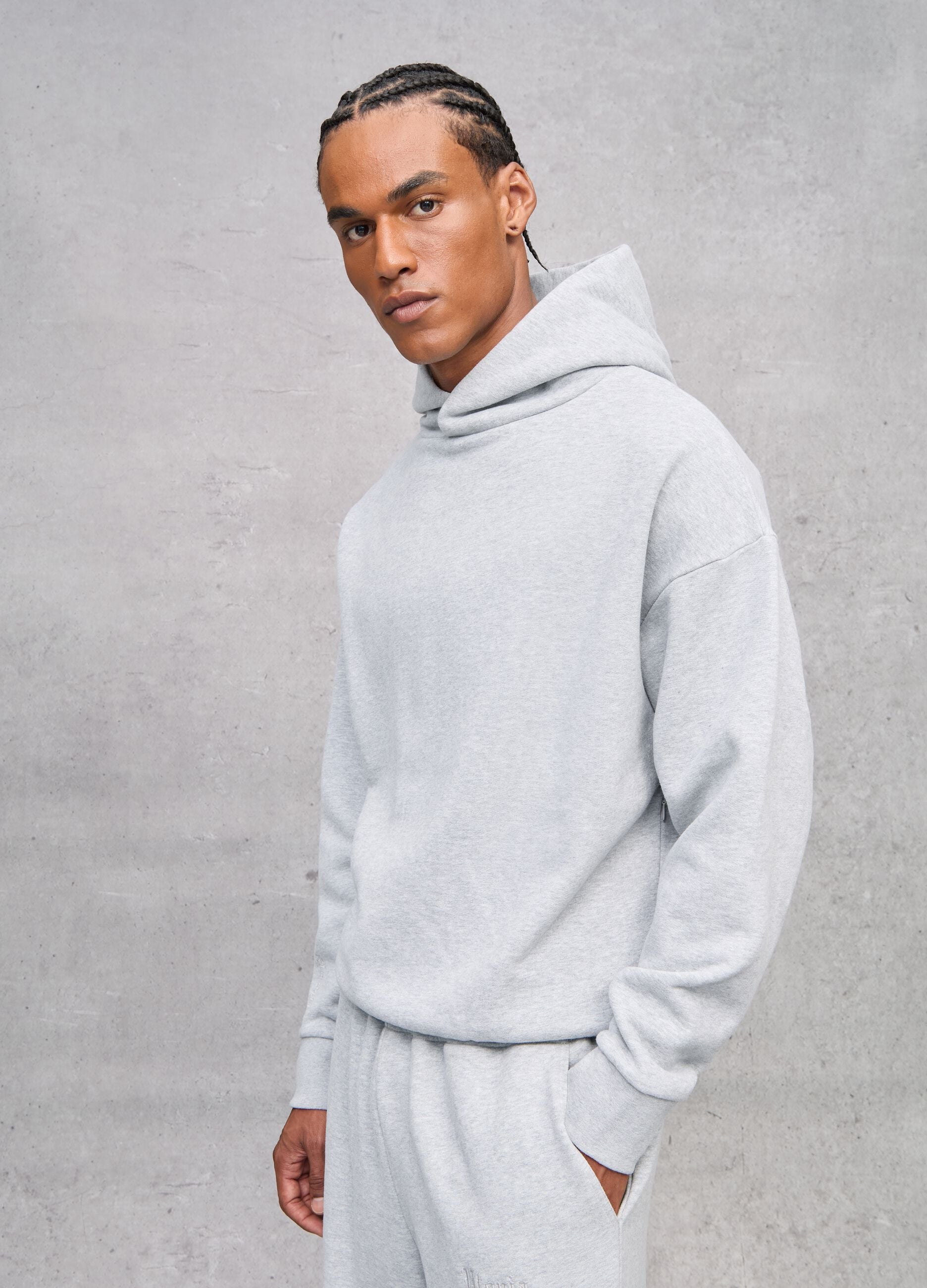 Perfect Hoodie Grey Melange