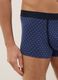 Tripack of regular fit blue stretch cotton boxers_3