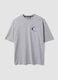 T-shirt cinzenta em algod&atilde;o puro com estampado Lakers_0