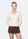 White viscose-blend fitted polo-collar top_2