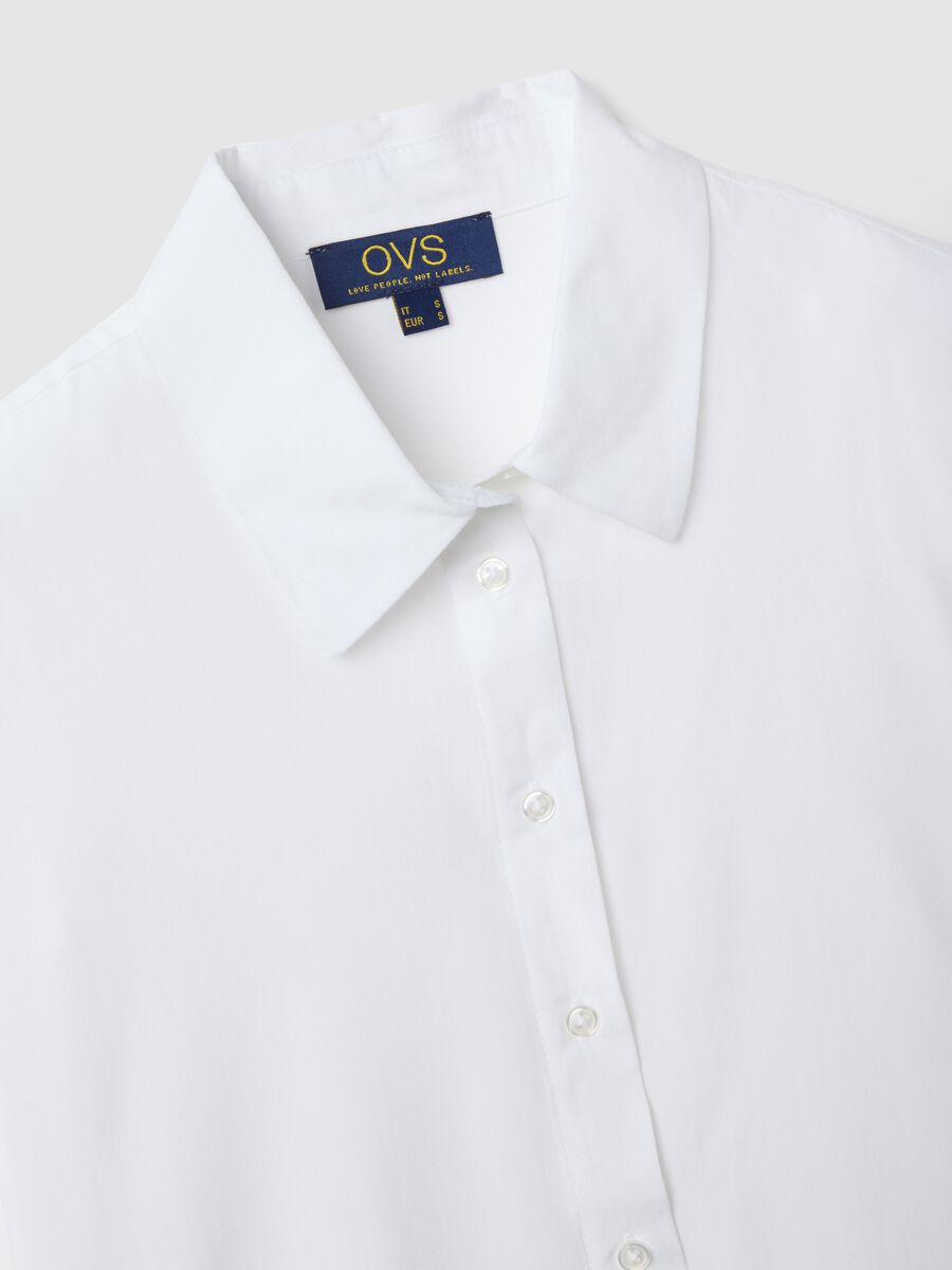 Wei&szlig;e Bluse aus reiner Viskose, Regular Fit_5