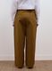 Pantaloni formali marroni in cotone elasticizzato barrel fit_2