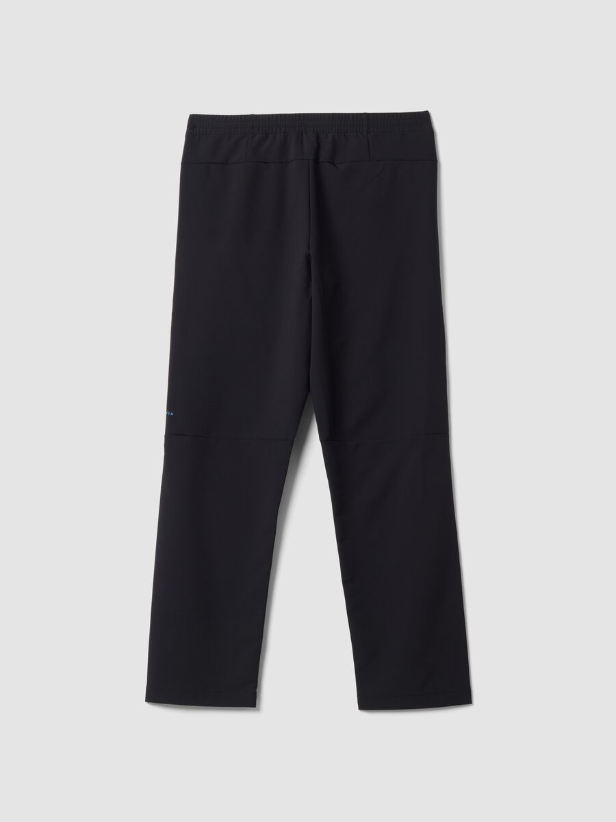 Black Easy Dry ALTAVIA stretch running trousers_5
