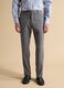 Pantaloni formali grigi in viscosa elasticizzata slim fit_1