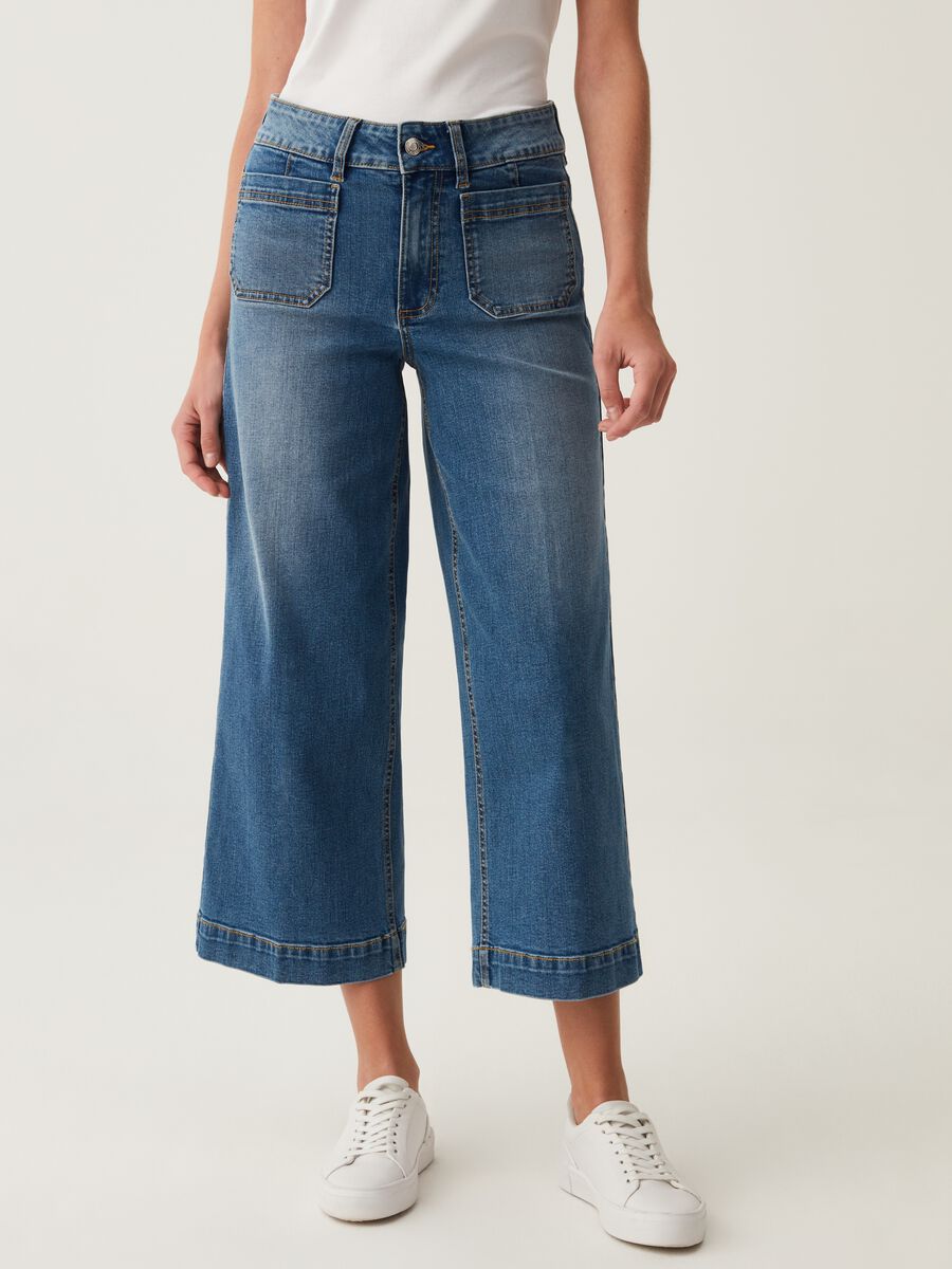 Cropped wide-leg jeans_1