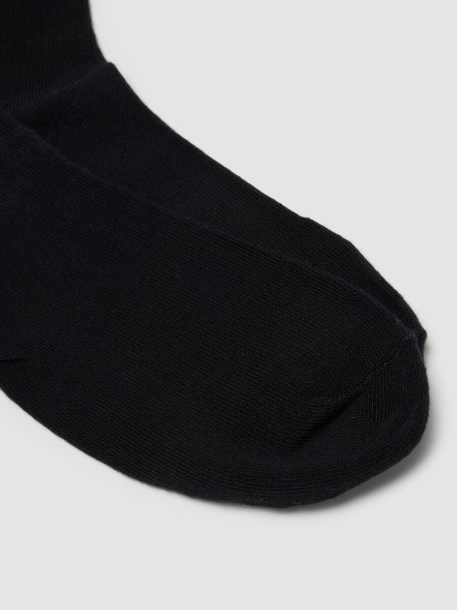 5er-Pack schwarze Sportsocken aus Bio-Baumwolle_2