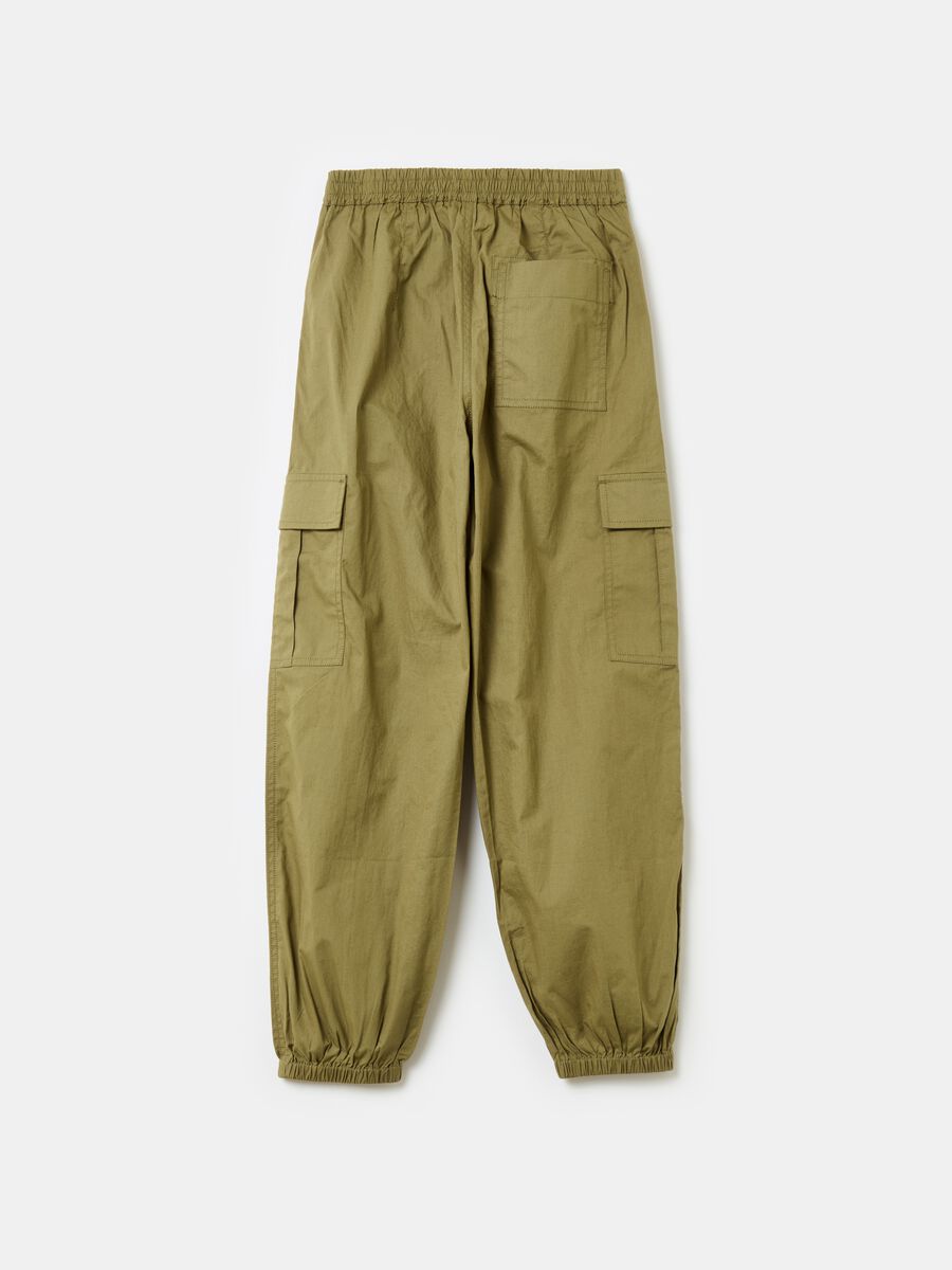 Cotton cargo trousers_1