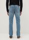 Blue slim fit pure cotton jeans_2