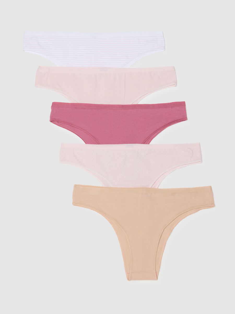 Multipack de Cuecas Brasileiras Multicolor Regular Fit em Mistura de Algod&atilde;o_1