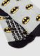 Bipack calze antiscivolo in cotone organico elasticizzato con stampa Batman_1