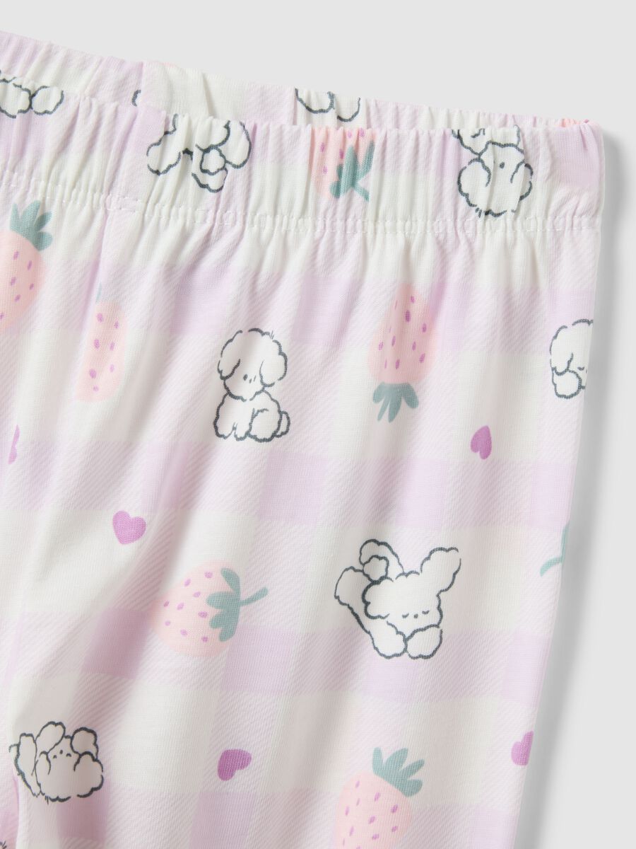 Rosa Baumwoll-Pyjama aus Bio-Baumwolle_3