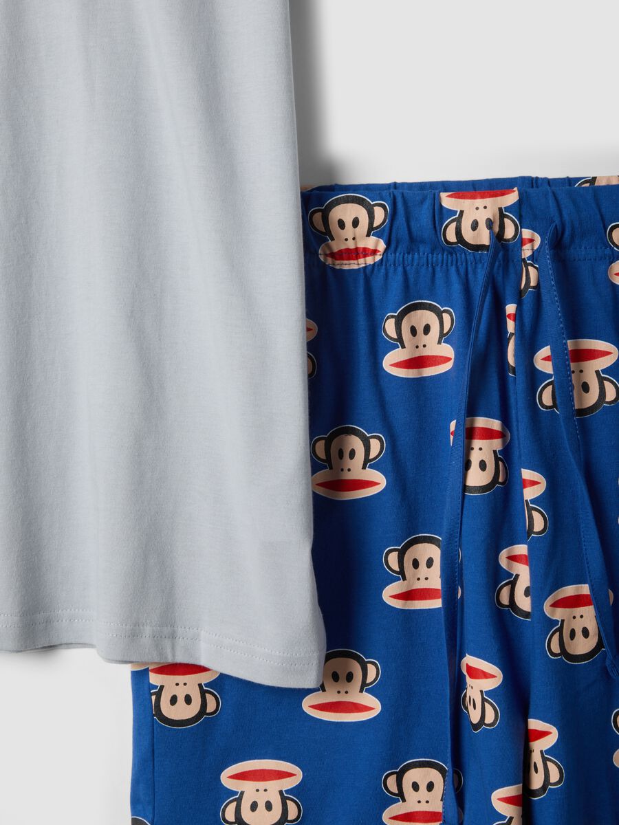 Men&rsquo;s multicolour short cotton pyjama set with Paul Frank print, regular fit_1