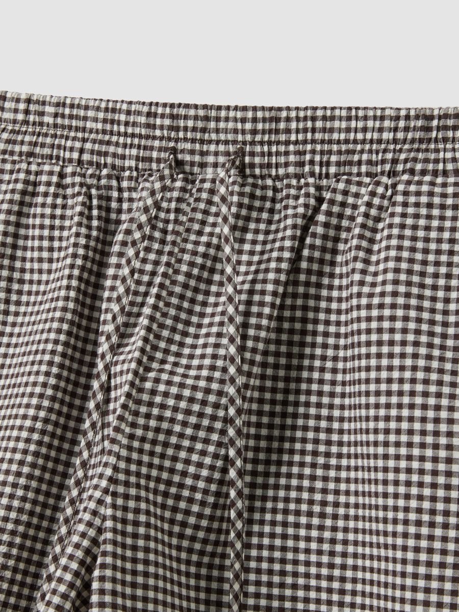 Grey stretch cotton shorts_5