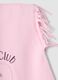 Pink pure cotton T-shirt with fringed sleeves and Toy Story print_3