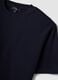 Blue pure cotton short-sleeve T-shirt, relaxed fit_2