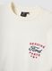 White pure cotton short-sleeve T-shirt with Ford print_5