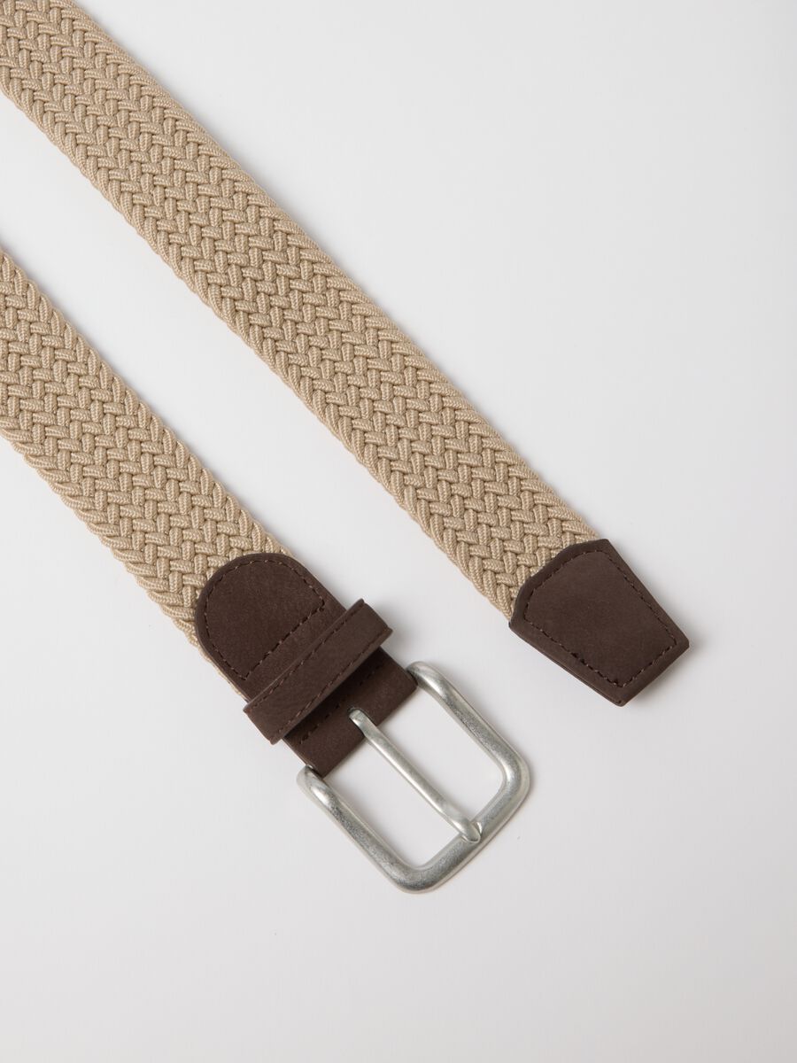 Multicolour Braided Belt with Metal Buckle_1