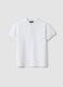 Children's Pure Cotton White Polo Shirt, Regular Fit_0