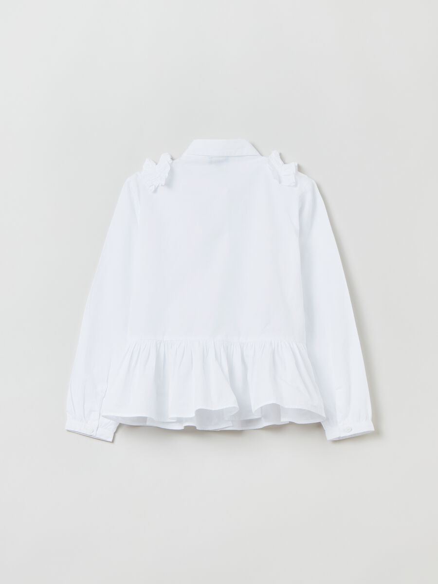 Cotton shirt with ruffles_1