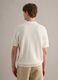 White pure cotton polo with chest pocket, regular fit_3