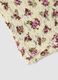 Short beige floral stretch top_1