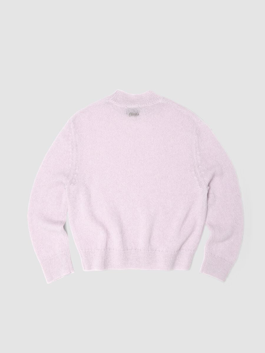 Light Pink Mohair Crew-Neck Jumper_5