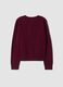 Roter Rundhals-Cardigan aus reinem Kaschmir_2