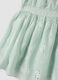 Abito verde traforato in misto viscosa e cotone per bambina regular fit_3