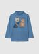 Children's Blue Pure Cotton T-Shirt Regular Fit_0