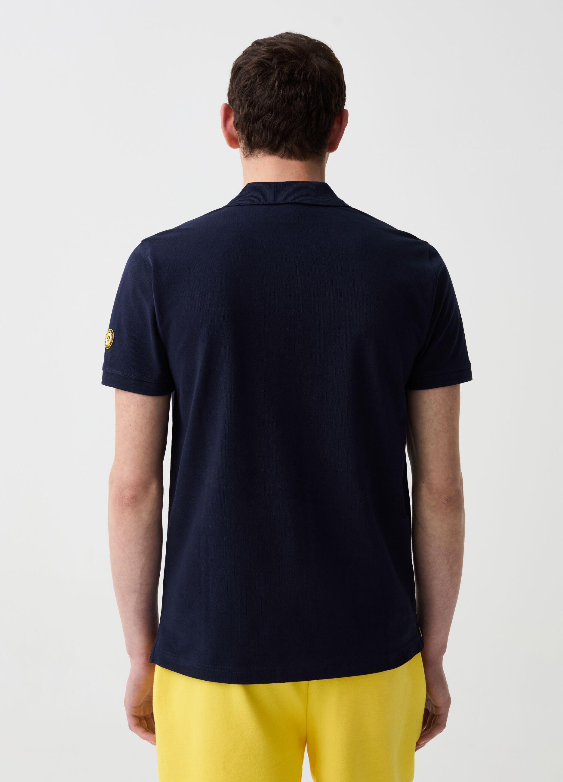 Navigare Sport polo shirt with detail and stripes
