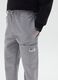 Grey Cargo Trousers in Cotton Blend_2
