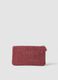 Rosa Clutch mit Blumenstickerei und Quaste_1