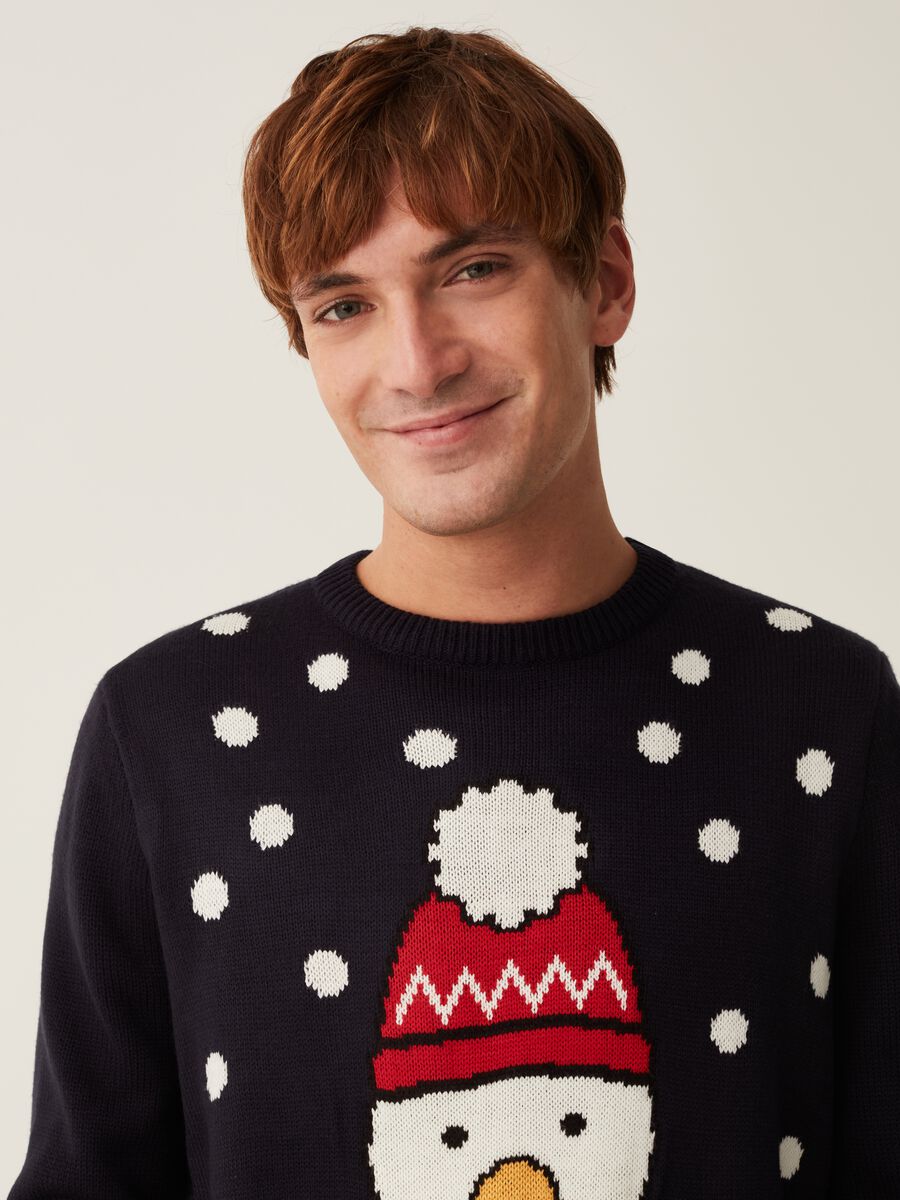 Christmas jumper with snowman_1