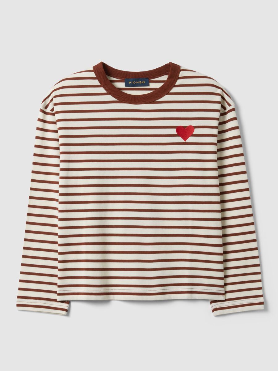 Multicolour Striped Pure Cotton Relaxed Fit Jumper with Heart_4