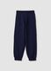 Blue organic cotton joggers_1