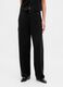 Black Cotton Blend Trousers_1