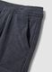 Grey ribbed cargo trousers, comfort fit_2