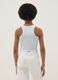 Girls&rsquo; multicolour striped fitted stretch-cotton vest top_1