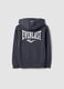 Grey full-zip cotton-blend hooded sweatshirt for boys_5
