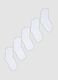 5er-Pack weisse Sportsocken aus Bio-Baumwolle_0
