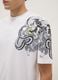 White pure cotton regular fit T-shirt with graphics_3