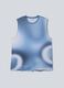 Hellblaues ALTAVIA COURT Tanktop aus Stretchmaterial mit Tie-Dye-Effekt_4