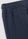 Grey overfit stretch cotton joggers for baby boy_3