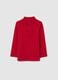 Red turtleneck cotton baby top regular fit_1