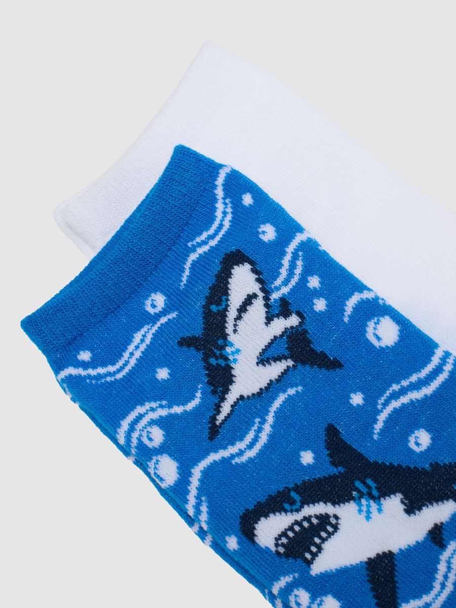 Tripack of Multicolour Short Cotton Socks for Children_1