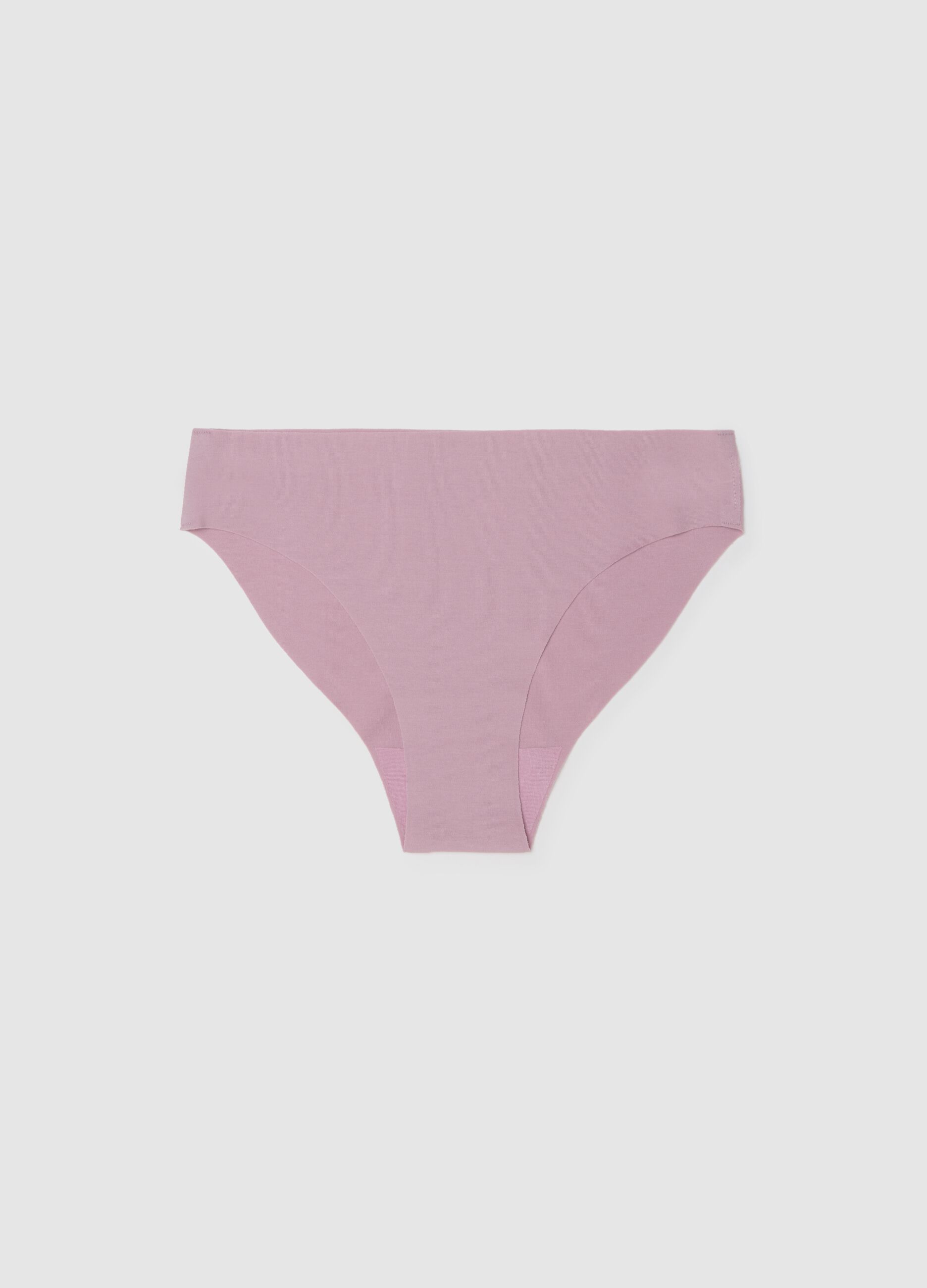 Pink Stretch Cotton Briefs Regular Fit